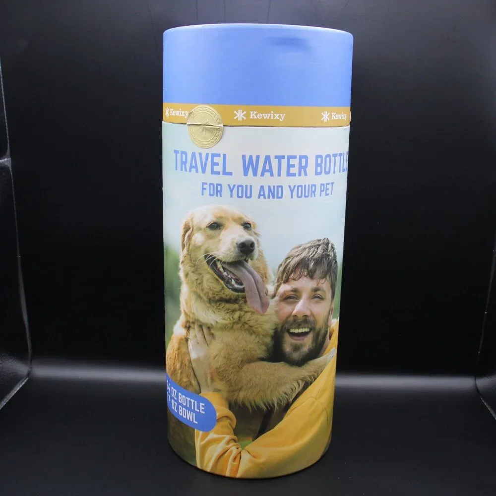 Insulated Dog Travel Water Bottle With Detachable Bowls